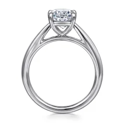 Online Gabriel & Co. Bambi - 14K White Gold Oval Solitaire Diamond Engagement Ring