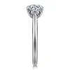 Best Gabriel & Co. Bambi - 14K White Gold Round Solitaire Diamond Engagement Ring
