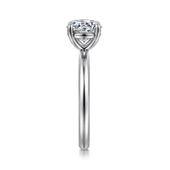Sale Gabriel & Co. Bambi - 14K White Gold Round Solitaire Diamond Engagement Ring