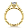 Outlet Gabriel & Co. Bambi - 14K Yellow Gold Cushion Cut Solitaire Diamond Engagement Ring