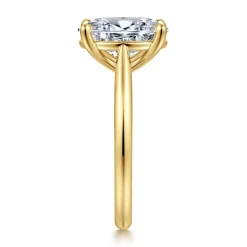 Online Gabriel & Co. Bambi - 14K Yellow Gold Oval Solitaire Diamond Engagement Ring