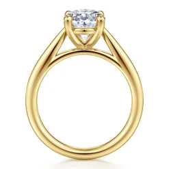 Online Gabriel & Co. Bambi - 14K Yellow Gold Oval Solitaire Diamond Engagement Ring