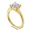 Gabriel & Co. Bambi - 14K Yellow Gold Princess Cut Solitaire Diamond Engagement Ring