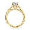 Clearance Gabriel & Co. Bambi - 14K Yellow Gold Round Solitaire Diamond Engagement Ring
