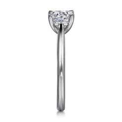 Sale Gabriel & Co. Bambi - Platinum Round Solitaire Diamond Engagement Ring