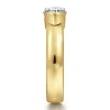 Sale Gabriel & Co. Bara - 14K Yellow Gold Half Bezel East West Marquise Shape Diamond Engagement Ring