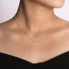 Online Gabriel & Co. Bar Necklace 14K Yellow Gold Diamond 0.06ct