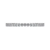 New Gabriel & Co. Basque - 14K White Gold Shared Prong Diamond Eternity Band - 0.5 ct