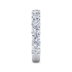 Gabriel & Co. Basque - 14K White Gold Shared Prong Diamond Anniversary Band - 2.5 ct