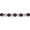 Sale Gabriel & Co. Beaded Bracelet 925 Sterling Silver Tiger Eye 6mm