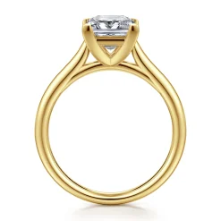 Online Gabriel & Co. Bena - 14K Yellow Gold Princess Cut Solitaire Diamond Engagement Ring