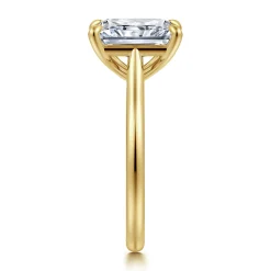 Hot Gabriel & Co. Bena - 14K Yellow Gold Radiant Cut Solitaire Diamond Engagement Ring