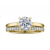 Best Gabriel & Co. Bena - 14K Yellow Gold Round Solitaire Diamond Engagement Ring