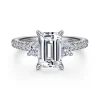 Outlet Gabriel & Co. Blanka - 14K White Gold Diamond Engagement Ring