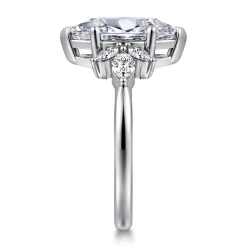 Gabriel & Co. Bleine - 14K White Gold Marquise Shape Diamond Engagement Ring