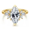 Discount Gabriel & Co. Bleine - 14K Yellow Gold Marquise Shape Diamond Engagement Ring