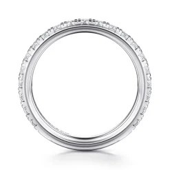Online Gabriel & Co. Brasilia - 14k White Gold Diamond Anniversary Band - 0.7 ct