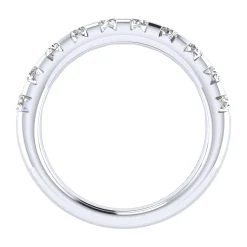 Outlet Gabriel & Co. Brasilia - 14K White Gold Diamond Anniversary Band - 1 ct