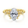Outlet Gabriel & Co. Brigida - Vintage Inspired 14K Yellow Gold Oval Diamond Engagement Ring