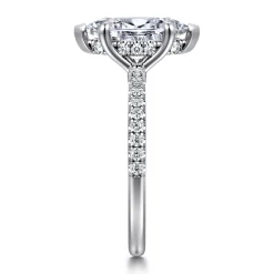 Gabriel & Co. Broderick - 14K White Gold Marquise Shape Diamond Engagement Ring