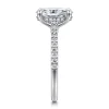 Sale Gabriel & Co. Broderick - 14K White Gold Oval Diamond Engagement Ring