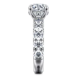 Gabriel & Co. Broderick - 14K White Gold Round Diamond Engagement Ring