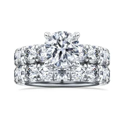Gabriel & Co. Broderick - 14K White Gold Round Diamond Engagement Ring