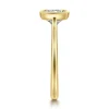Hot Gabriel & Co. Brooke - 14K Yellow Gold Cushion Cut Bezel Set Solitaire Diamond Engagement Ring