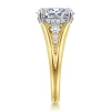 Gabriel & Co. Bruno - 14K White-Yellow Gold Oval Diamond Engagement Ring