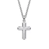 Outlet Gabriel & Co. Brushed Cross Pendant Necklace 925 Sterling Silver