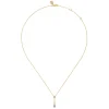 Hot Gabriel & Co. Bujukan Clover - 14K White Yellow Gold Bujukan and Diamond Teardrop Pendant Necklace