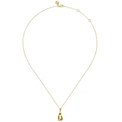 New Gabriel & Co. Bujukan Clover - Pendant Necklace Teardrop 14K Yellow Gold Bujukan