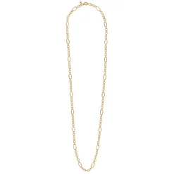 Hot Gabriel & Co. Bujukan Link - 14K Yellow Plain Gold Bujukan Link Chain Necklace