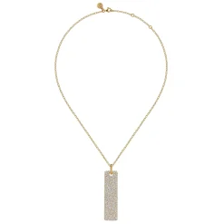 Clearance Gabriel & Co. Bujukan Pave - 14K Yellow Gold Bujukan Diamond Bar Necklace