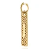 New Gabriel & Co. Bujukan Pave - 14K Yellow Gold Bujukan and Diamond Huggie Drop Earrings