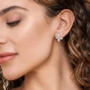 Best Gabriel & Co. Butterfly - 14K White Gold Diamond Butterfly Stud Earrings