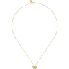 Outlet Gabriel & Co. Butterfly - 14K Yellow Gold Diamond Butterfly Necklace