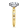 Online Gabriel & Co. Cabata - 14K White-Yellow Gold Oval Diamond Engagement Ring