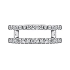 New Gabriel & Co. Cait - 14K White Gold Diamond Ring Enhancer - 0.4 ct