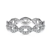 Online Gabriel & Co. Calie - 14K White Gold Diamond Eternity Band - 0.5 ct