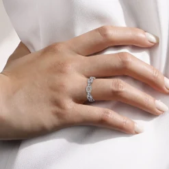Online Gabriel & Co. Calie - 14K White Gold Diamond Eternity Band - 0.5 ct