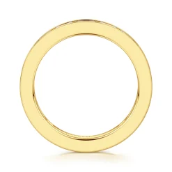 Online Gabriel & Co. Camellia - 14K Yellow Gold Channel Set Baguette Diamond Eternity Band - 1.4 ct