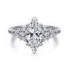 Hot Gabriel & Co. Cami - 14K White Gold Marquise Shape Diamond Engagement Ring