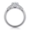 Gabriel & Co. Cami - 14K White Gold Oval Diamond Engagement Ring