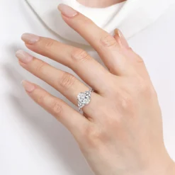 Gabriel & Co. Cami - 14K White Gold Oval Diamond Engagement Ring
