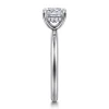 Sale Gabriel & Co. Cari - 18K White Gold Cushion Cut Diamond Engagement Ring