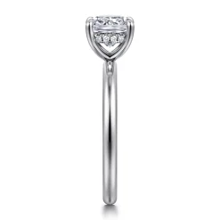 Sale Gabriel & Co. Cari - 18K White Gold Cushion Cut Diamond Engagement Ring