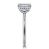 Hot Gabriel & Co. Cari - 18K White Gold Emerald Cut Diamond Engagement Ring
