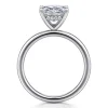 Gabriel & Co. Cari - 18K White Gold Princess Cut Diamond Engagement Ring