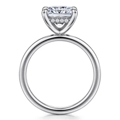 Online Gabriel & Co. Cari - 14K White Gold Princess Diamond Engagement Ring